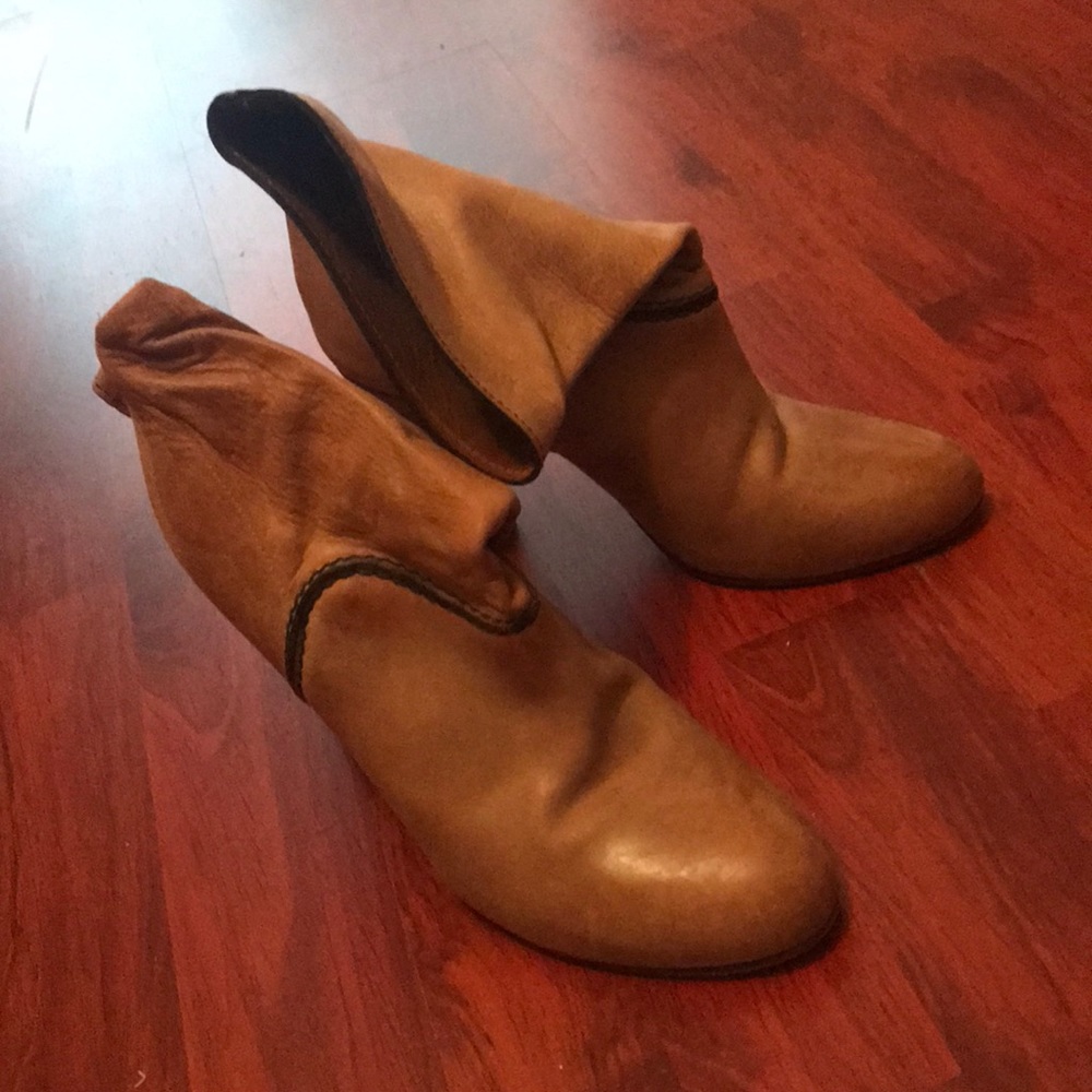 Leather boots